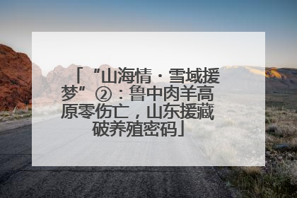 “山海情・雪域援梦”②：鲁中肉羊高原零伤亡，山东援藏破养殖密码