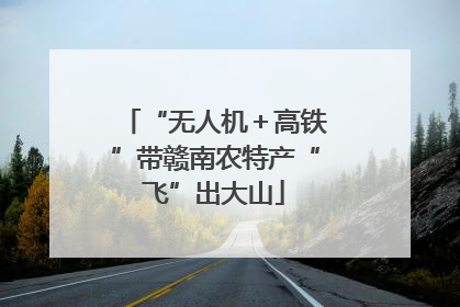 “无人机＋高铁”带赣南农特产“飞”出大山