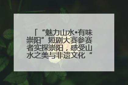 “魅力山水•有味崇阳”短剧大赛参赛者实探崇阳，感受山水之美与非遗文化“提琴戏”魅力