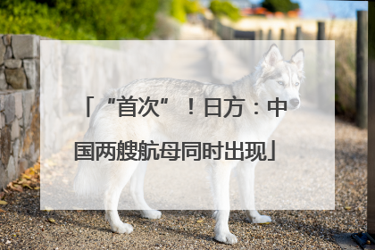 “首次”！日方：中国两艘航母同时出现