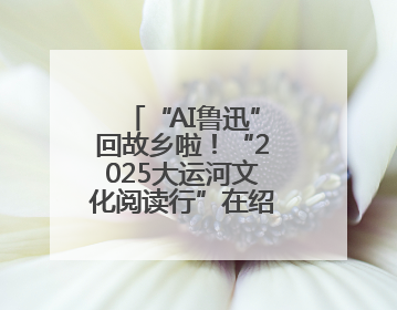 “AI鲁迅”回故乡啦！“2025大运河文化阅读行”在绍兴精彩起航
