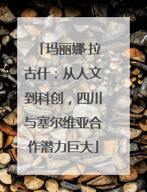 玛丽娜·拉古什：从人文到科创，四川与塞尔维亚合作潜力巨大