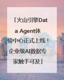 火山引擎Data Agent体验中心正式上线！企业级AI数据专家触手可及