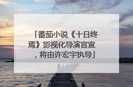 番茄小说《十日终焉》影视化导演官宣，将由许宏宇执导
