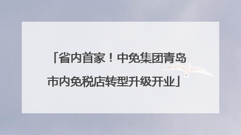 省内首家！中免集团青岛市内免税店转型升级开业