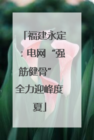 福建永定：电网“强筋健骨” 全力迎峰度夏