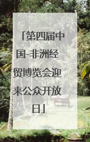 第四届中国-非洲经贸博览会迎来公众开放日