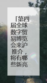 第四届全球数字贸易博览会来沪推介，将有哪些新亮点？