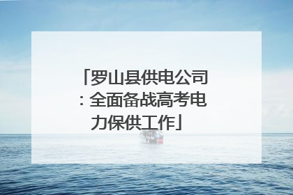 罗山县供电公司：全面备战高考电力保供工作
