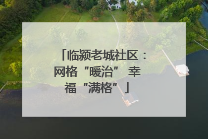 临颍老城社区：网格“暖治” 幸福“满格”