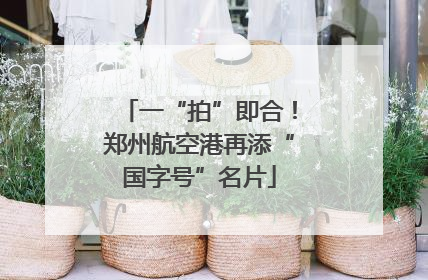 一“拍”即合！郑州航空港再添“国字号”名片