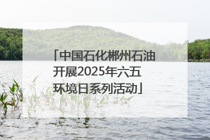 中国石化郴州石油开展2025年六五环境日系列活动