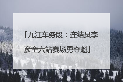 九江车务段：连结员李彦奎六站赛场勇夺魁