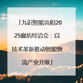 九识智能亮相2025廊坊经洽会：以技术革新推动智能物流产业升级
