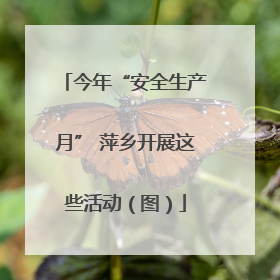 今年“安全生产月” 萍乡开展这些活动（图）