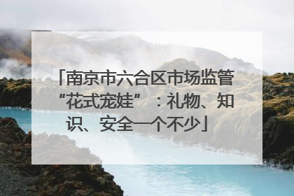 南京市六合区市场监管“花式宠娃”：礼物、知识、安全一个不少