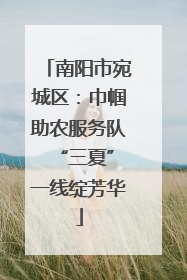 南阳市宛城区：巾帼助农服务队 “三夏”一线绽芳华