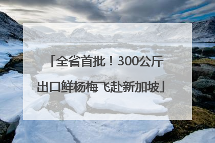 全省首批！300公斤出口鲜杨梅飞赴新加坡