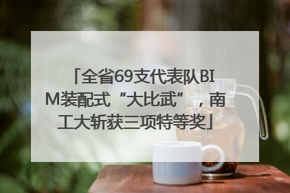 全省69支代表队BIM装配式“大比武”，南工大斩获三项特等奖