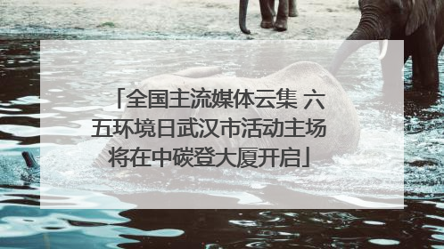 全国主流媒体云集 六五环境日武汉市活动主场将在中碳登大厦开启