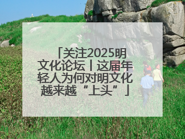 关注2025明文化论坛丨这届年轻人为何对明文化越来越“上头”