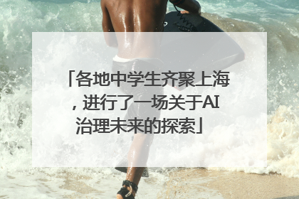 各地中学生齐聚上海，进行了一场关于AI治理未来的探索