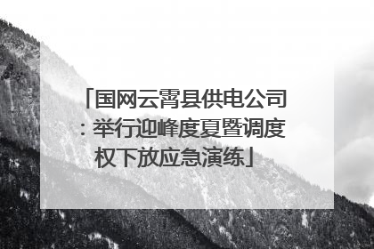 国网云霄县供电公司：举行迎峰度夏暨调度权下放应急演练