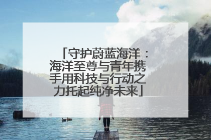 守护蔚蓝海洋：海洋至尊与青年携手用科技与行动之力托起纯净未来