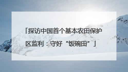 探访中国首个基本农田保护区监利：守好“饭碗田”