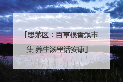 思茅区：百草根香飘市集 养生汤里话安康