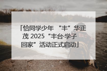 恰同学少年 “丰”华正茂 2025“丰台·学子回家”活动正式启动