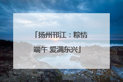 扬州邗江：粽情端午 爱满东兴