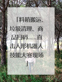 料箱搬运、垃圾清理、商品扫码……直击人形机器人技能大赛现场