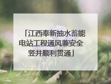 江西奉新抽水蓄能电站工程通风兼安全竖井顺利贯通
