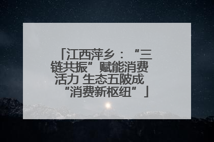 江西萍乡：“三链共振”赋能消费活力 生态五陂成“消费新枢纽”