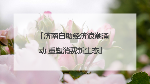 济南自助经济浪潮涌动 重塑消费新生态