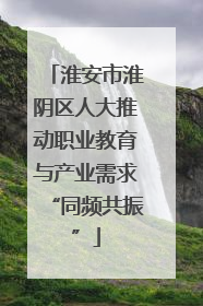 淮安市淮阴区人大推动职业教育与产业需求“同频共振”