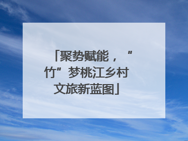 聚势赋能，“竹”梦桃江乡村文旅新蓝图