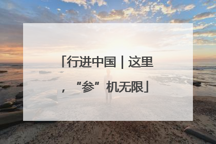 行进中国｜这里，“参”机无限