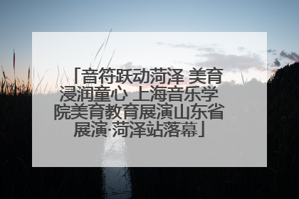 音符跃动菏泽 美育浸润童心 上海音乐学院美育教育展演山东省展演·菏泽站落幕
