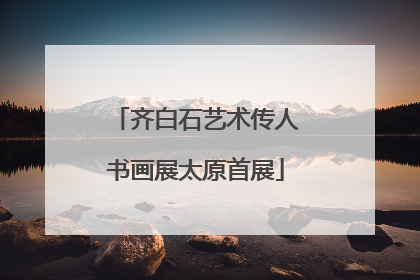 齐白石艺术传人书画展太原首展