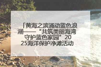 黄海之滨涌动蓝色浪潮——“共筑美丽海湾 守护蓝色家园”2025海洋保护净滩活动暨“美丽江苏—江河湖海青蓝行”海洋篇在连云港举行