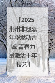 2025荆州非遗嘉年华燃动古城 青春力量激活千年技艺