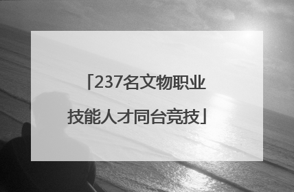 237名文物职业技能人才同台竞技